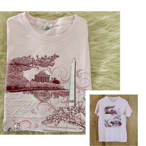 🌸 Light Pink ‘Washington D.C. Cherry Blossom’ Tee Top